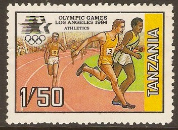 Tanzania 1984 1s.50 Olympic Games Series. SG401.